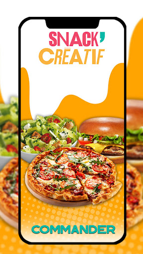 Android application Snack Créatif screenshort