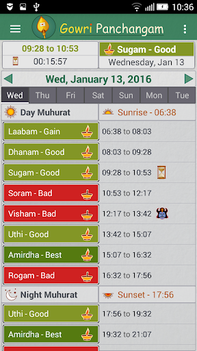 Gowri Panchangam Screen 3