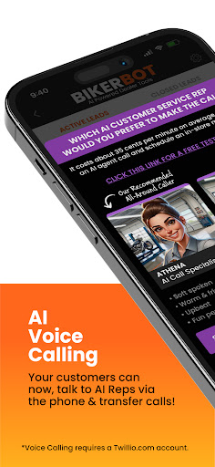 BikerBot : AI Call Center Screen 3