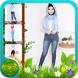 Hijab Jeans Beauty Camera icon