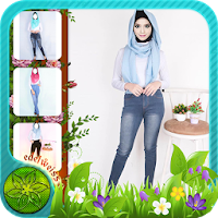 Hijab Jeans Beauty Camera