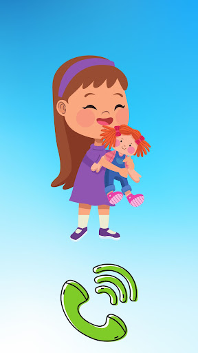 Cute Dolls: Fake Call Screen 2