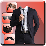 Men Suit Photo Editor-Hair, Mustache Costume 2017 icon
