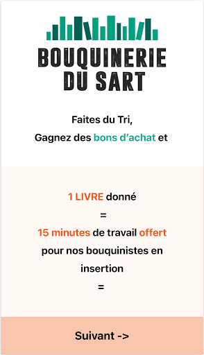 Android application La Bouquinerie screenshort