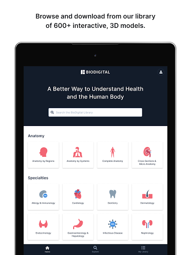 BioDigital Human QA Screen 3