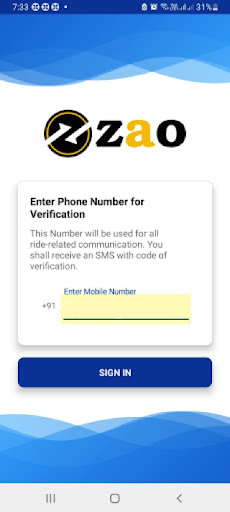 ZAO Cabs & Carpool Screen 2