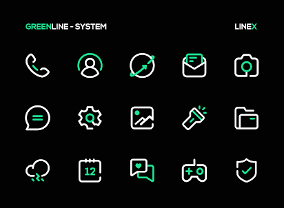 GreenLine Icon Pack : LineX