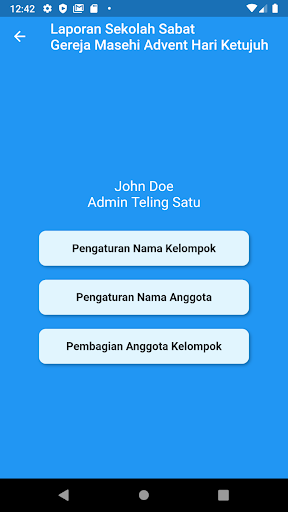 Laporan Sekolah Sabat Screen 3
