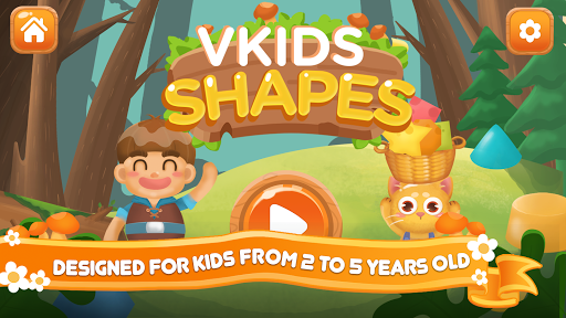 Screenshot of Vkids Shapes & Colors Learning