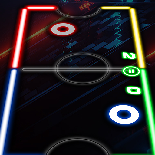 Glow Hockey Neon Challenge  Icon