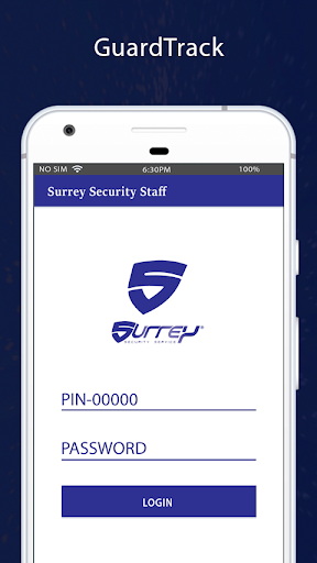 Android application Surrey Security Staff screenshort
