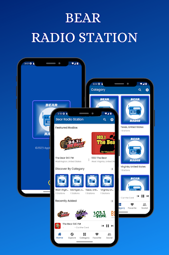 Android application Bear Radio Station screenshort