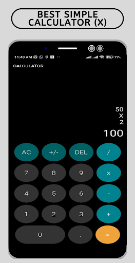 Simple-Calculator Screen 2