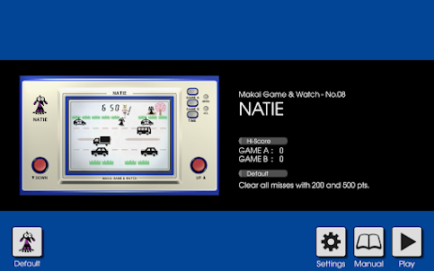 LCD GAME - NATIE