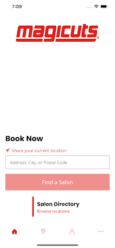 Android application Magicuts Salons screenshort
