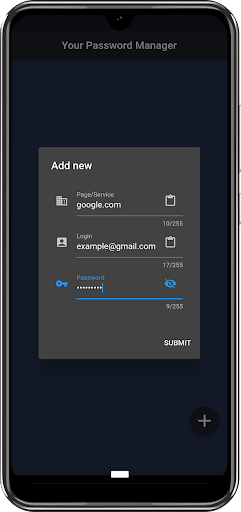 Store Your Accounts Securely Screen 2