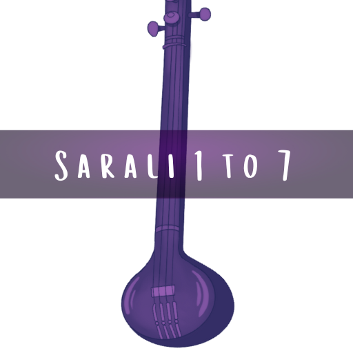 Sarali Varisai 1 to 7 logo