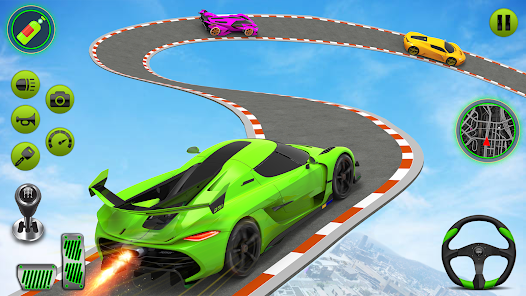 Impossible Car Stunt Racing (All Cars Unlocked) Mega Ramp Amazing Car  Tracks - Android Gameplay 