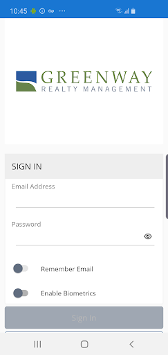 Android application Greenway Realty screenshort