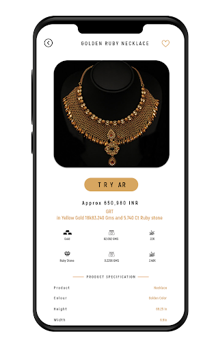 Ahua  Virtual Jewellery Try O