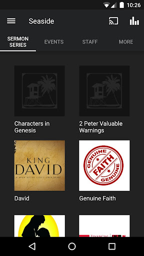 Android application Seaside Community Church App screenshort