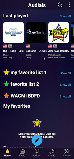 Audials Play Pro Radio+Podcast - Music & Audio - apps