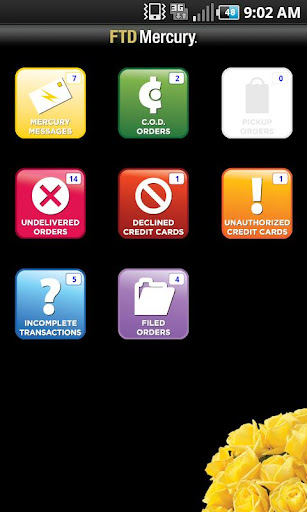 Android application FTD Mercury Mobile Plus screenshort