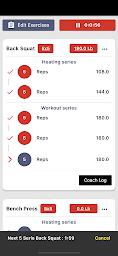 Strongway 5x5 - Weight Lifting & Gym Workout Log