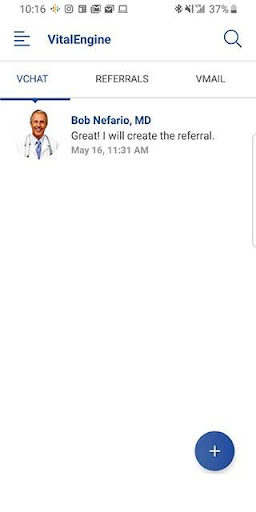 Android application VitalEngine screenshort