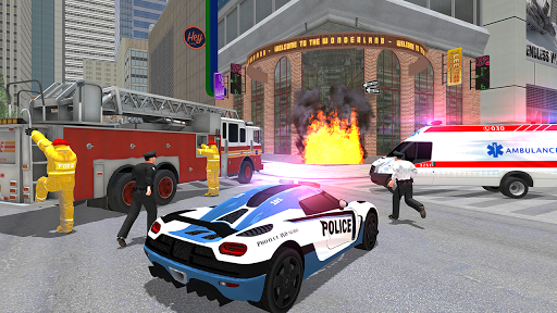 Android application UK Police Car Crime Driving screenshort