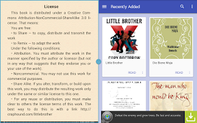 FBReader Bookshelf screenshot