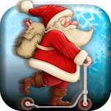Christmas Santa Rider icon