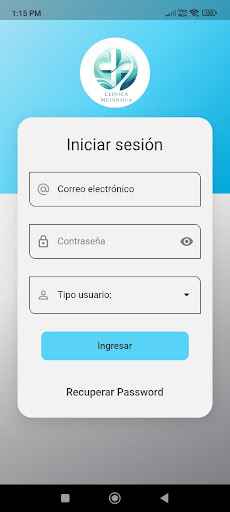 Android application Clinica Meinnova Business screenshort