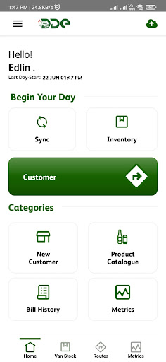 Heineken Field App SierraLeone Screen 2