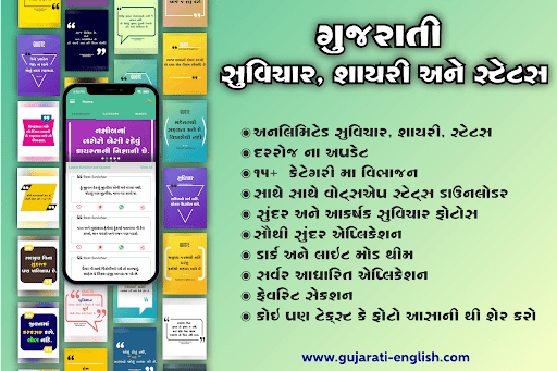 Android application Gujarati Suvichar- Status screenshort