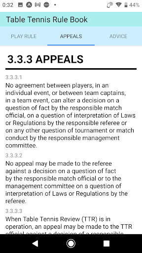 Table Tennis Rules with Score Screen 3