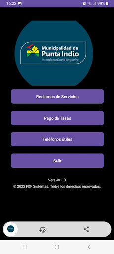 Android application MPI Servicios screenshort