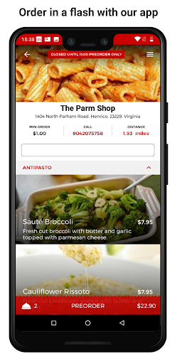 The Parm Shop Screen 2