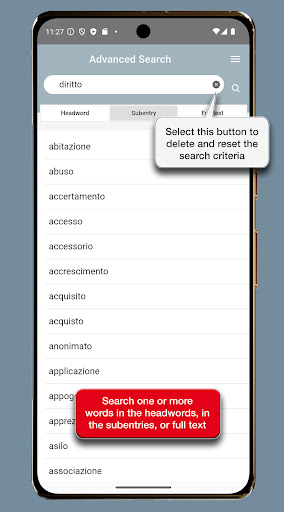 Legal lexicon in 3 languages screenshot 3
