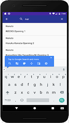 Android application Anime Music - Openings/Endings screenshort