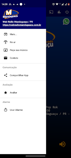 Web Rádio Mandaguaçu Screen 2