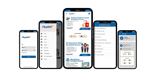 Android application Flyplus - Learning app screenshort