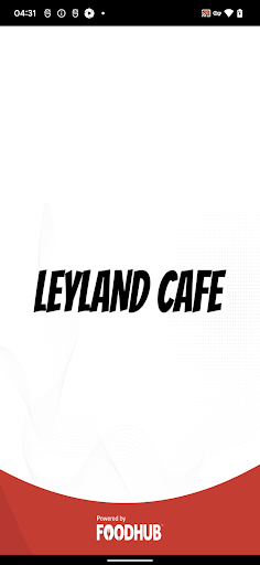 Android application Leyland Cafe screenshort