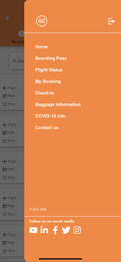 Android application Pacific Coastal Airlines screenshort