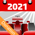 Cover Image of डाउनलोड Racing Calendar 2021 - Donate 2.37 APK