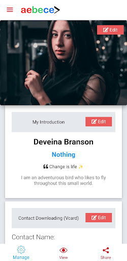 Aebece - Business Card Creator Screenshot 1 - AppWisp.com