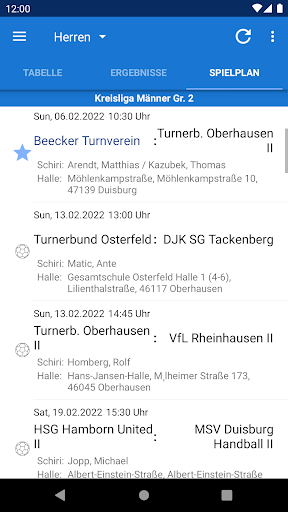 Beecker TV Handball Screen 2