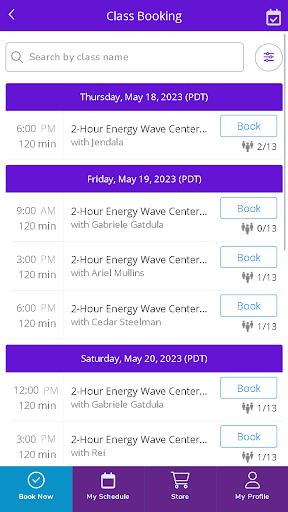 Energy Wave Center Screen 3