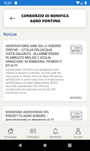 Consorzio Agro Pontino Screen 3