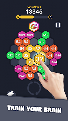 2048 Hexagon Matchのおすすめ画像3